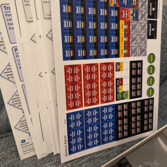 Andean Abyss (open, unpunched, cards sealed) GMT1212-18 GMT Games - Picture 14 of 14